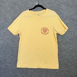 Roark Revival Shirt Mens Small Yellow Lion Forever Roaming Premium TShirt Casual